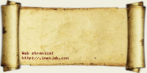 Jefimija Vukojčić vizit kartica